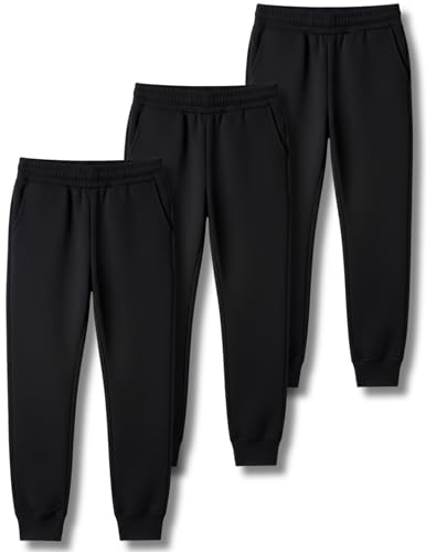 Liberty Pro Boys Lightweight Jogger Pants X-Small Black 3 Pack