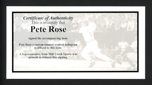 Pete Rose Autographed Official NL Baseball - Hit King Inscription