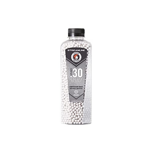 Competition Grade Airsoft BBs 0.30g - 5050 Count, Polished Design