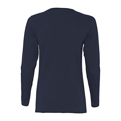 Michigan Wolverines Navy Long Sleeve T-Shirt - Women's College Apparel