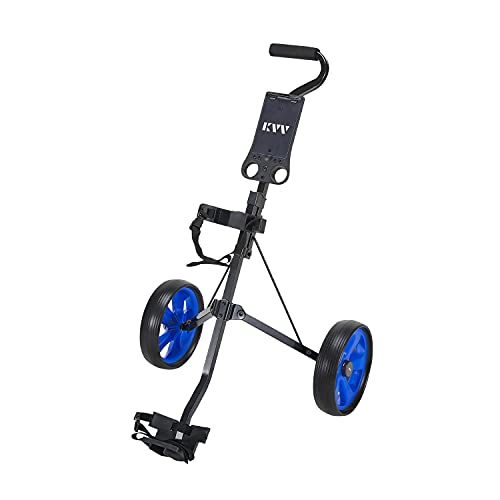 Junior Golf Cart for Kids 3-10 Years - Adjustable Bracket - Blue/Black