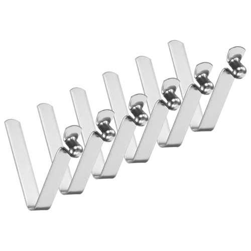 Tent Pole Clips - 5mm x 33mm Spring Steel Locking Clips