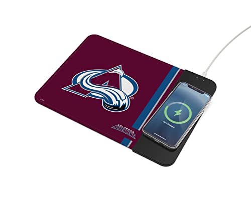 Wireless Charging Mouse Pad - Colorado Avalanche - One Size