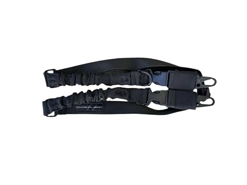 Adjustable Bungee Sling - Shock Absorbing, Heavy-Duty - Black