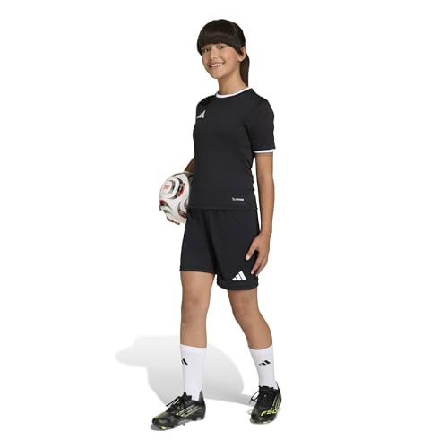 Boys Soccer Shorts - adidas Entrada26 - Medium Black & White