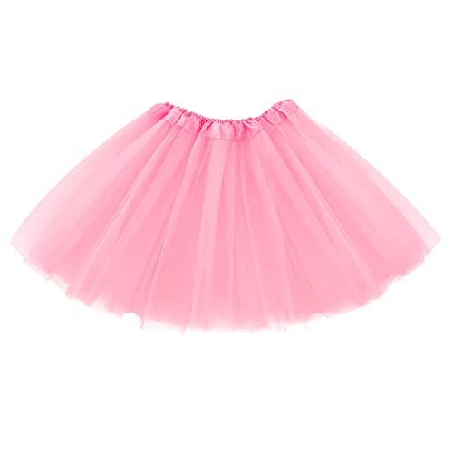 Layered Tutu Skirt for Toddler Girls - Pink Ballet Dance Costume