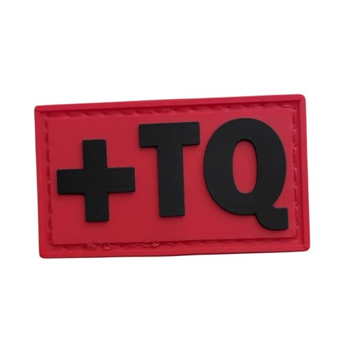 TQ Tourniquet PVC Patch - Medical Identification - Red & Black