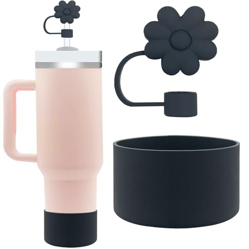 Silicone Boot & Straw Cover Set for 40 oz Stanley Tumblers