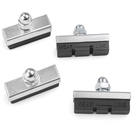 Premium Bicycle Brake Pads 4-Pack – Durable & Quiet for BMX, MTB, Road Bikes