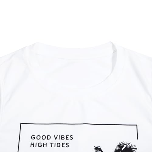 Men's Sleeveless Beach Tank Top - Palm Tree Graphic