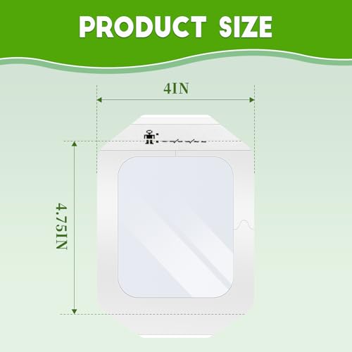 50 Pack Waterproof Transparent Film Dressings - Large 4x4.75 inch, Wound & Post-Surgical Care