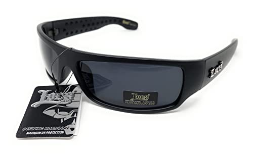 Hardcore Gangster Cholo Sunglasses - Narrow Rectangular Matte Black