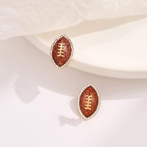 Football Earrings for Women - Hypoallergenic Game Day Jewelry