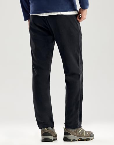 Pioneer Camp Men's Polar Fleece Lounge Joggers - Black, Medium