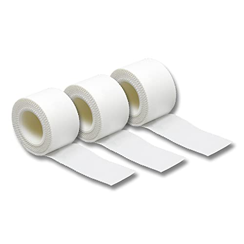 1" Surgical Cloth Tape - 3 Rolls of Easy Tear Medical Tape