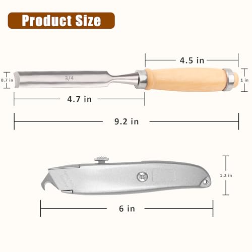 Natural Wood Golf Grip Tape Remover Tool Kit for Regripping Steel & Graphite Shafts