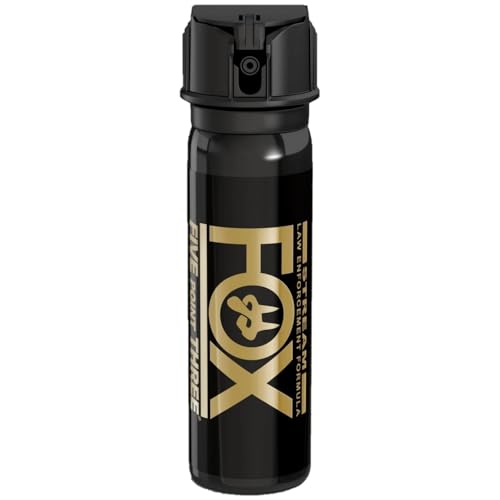 Fox Labs 3 Ounce Pepper Spray, 5,300,000 Scoville Heat Units, 10 Foot Range, Flip Top, Stream Spray