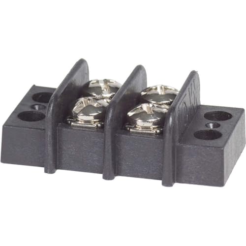 2 Circuit Terminal Block - 20 Amp AC/DC Insulated Power