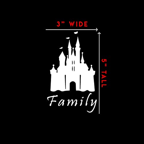 Magic Castle Sticker Decal - 3" x 5" for Indoor & Outdoor Use