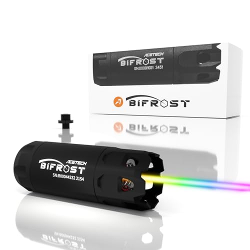 Airsoft Tracer Unit with RGB LED Lighting - Standard Black