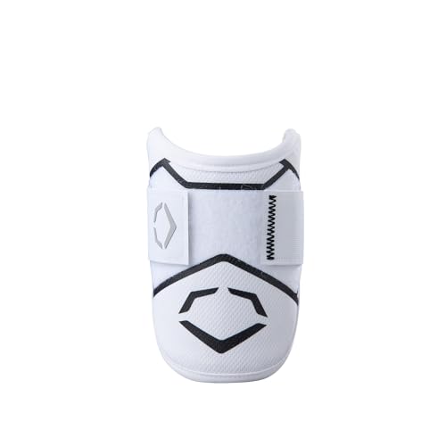 EvoShield SRZ-2 Youth Batter’s Elbow Guard - White, Custom Fit, Protective Gear