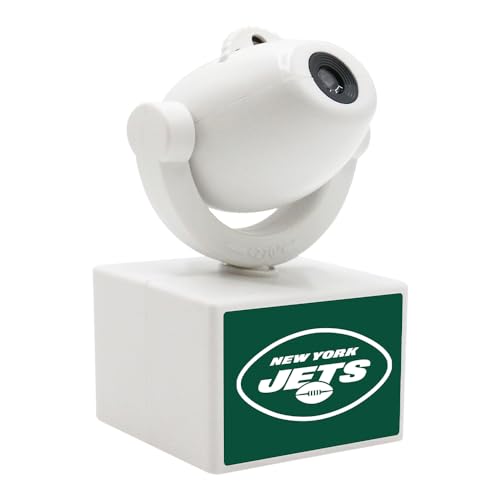 New York Jets LED Mini Spotlight Projector - Adjustable & Rechargeable