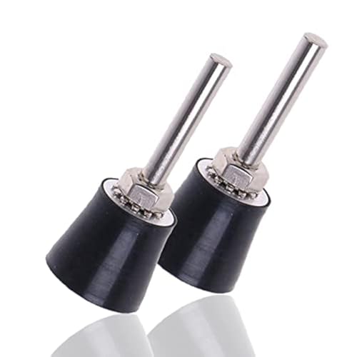 Yakamoz 2Pcs 1-Inch Sanding Pad Roll Lock Disc Holder Quick Change Roll Lock Sanding Discs Polishing Pads Holding Adapter Attachment for Drill Air Die Grinder Sander Grinding Rotary Tool - 1/4" Shank