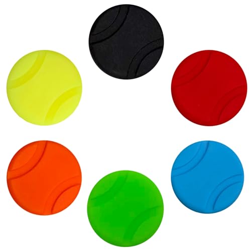 Tennis Dampeners - 6 Pack Soft Silicone Vibration Absorbers