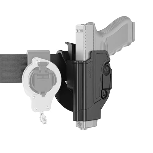 Glock 17 Left-Handed Holster - Level II Retention Paddle