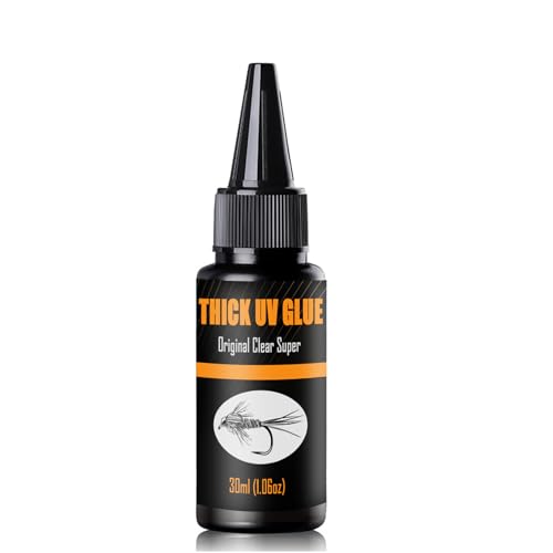 Thick UV Clear Glue for Fly Tying - Fast Curing, Eco-Friendly