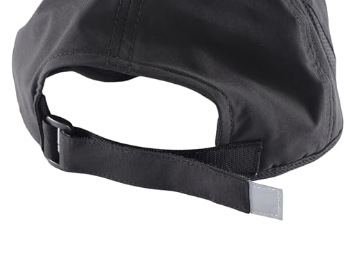 Connectyle Black Adjustable Quick Dry Running Cap - Lightweight Sports Hat for Men & Women