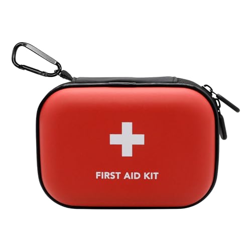 Faylapa Waterproof First Aid Kit Bag 6.2x4.7x1.9 inch Portable Emergency Medical Case for Travel Camping Boat