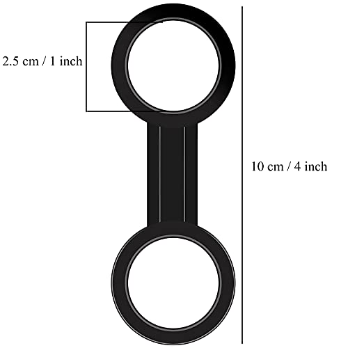 2-Piece Silicone Snorkel Keeper - Universal Scuba Diving Mask Strap Holder
