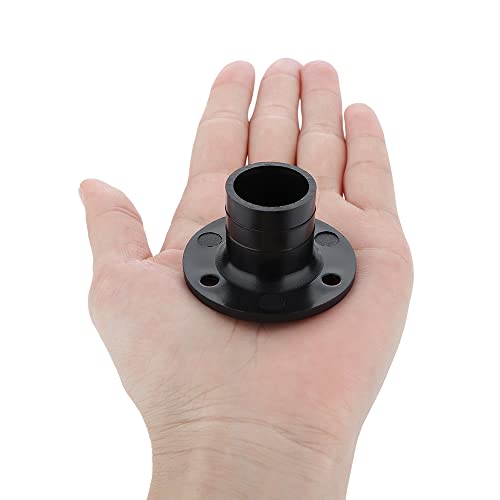 Nylon Boat Deck Drain - 2 Pcs, 45 x 26mm, Black with Screws