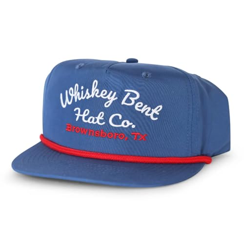 Frio Hat Snapback Rope Blue - One Size Adjustable Vintage Baseball Cap by Whiskey Bent