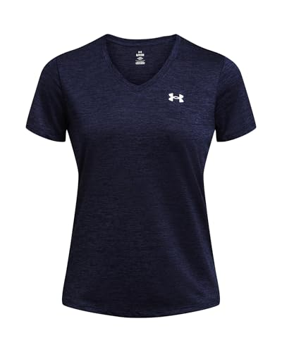 Women's Tech Twist V-Neck Short Sleeve T-Shirt - Large Midnight Navy