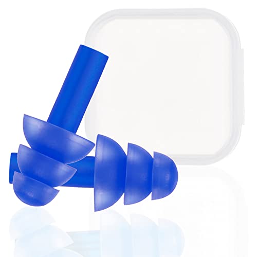 Reusable Kids Silicone Ear Plugs for Swimming & Noise Reduction - Fresh Colors