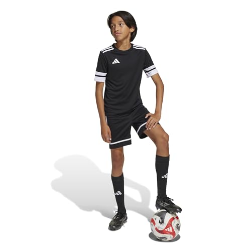 Soccer Shorts for Kids - adidas Squadra 25 - Large Black/White