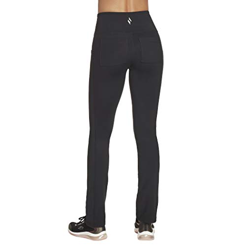 Skechers Women's GO Walk Joy Pant Black Large Petite - Breathable Activewear