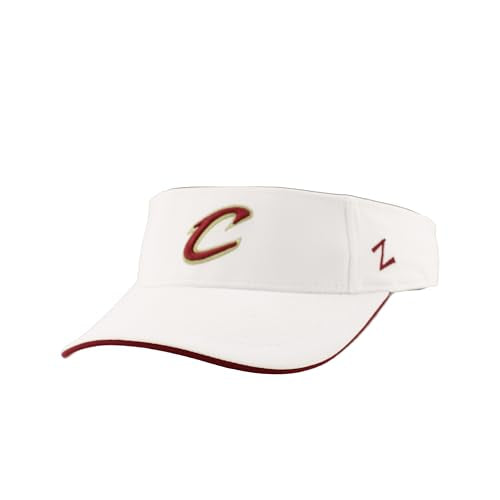 ZHATS NBA Cleveland Cavaliers Unisex Visor - White, Officially Licensed