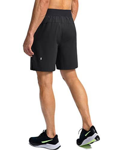 Men's Quick-Dry Running Shorts with Zipper Pockets - 9/7/5 Inch