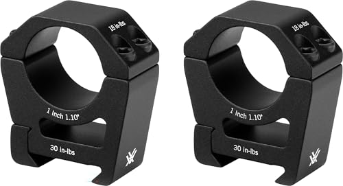 Sport Riflescope Rings for Picatinny & Weaver Mounts - 1.1" Height