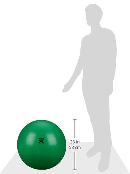 Rolyan Energizing Exercising Balls, Green, 25 1/2"