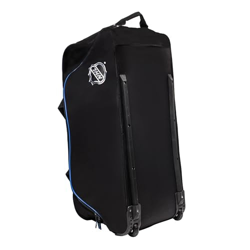 Large Rolling Duffel Bag - 34-Inch Hockey Gear Bag with Wheels