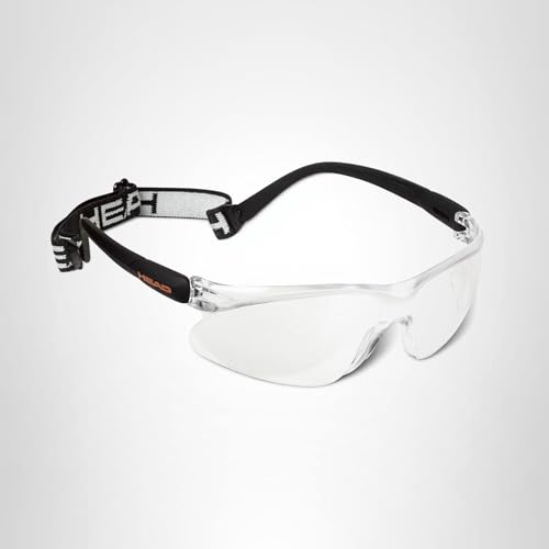 HEAD Impulse Racquetball & Squash Goggles, Anti-Fog & Scratch-Resistant Protective Eyewear with Adjustable Strap