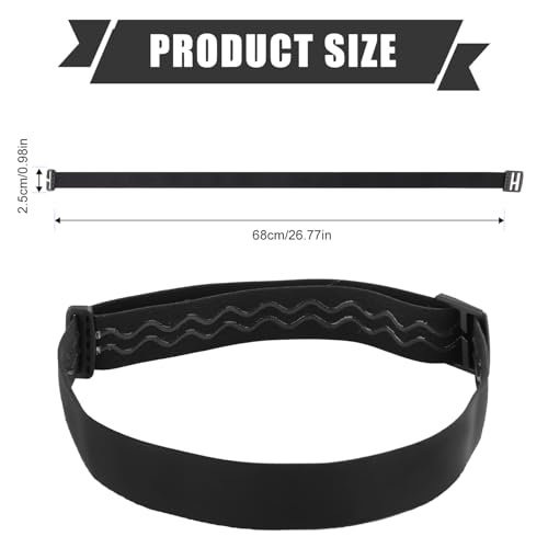 Elastic Headlamp Strap - Comfortable Nylon Replacement Band