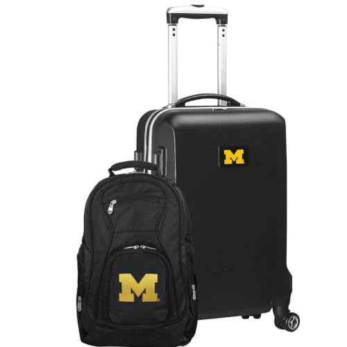 Michigan Wolverines 2-Piece Travel Set - 21-Inch Spinner & 19-Inch Backpack