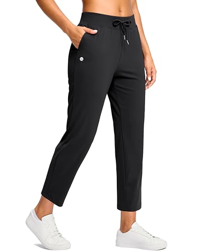 G Gradual Petite Ankle Pants 24-Inch Inseam Black with 2 Pockets