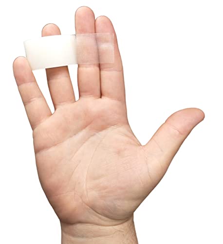 Clear Medical Tape 1 in x 10 yd - 6 Pack, Transparent Adhesive for Sensitive Skin