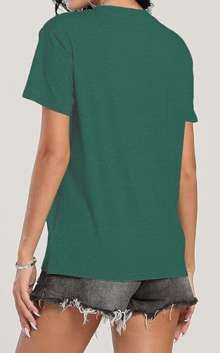 Calvin&Sally Women XL Green Sunshine Graphic T-Shirt - Casual Funny Saying Letter Print
